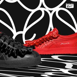 Onitsuka Tiger × Mickey & Minnie Mouse Collaborative Shoes NWT - Red 6.5